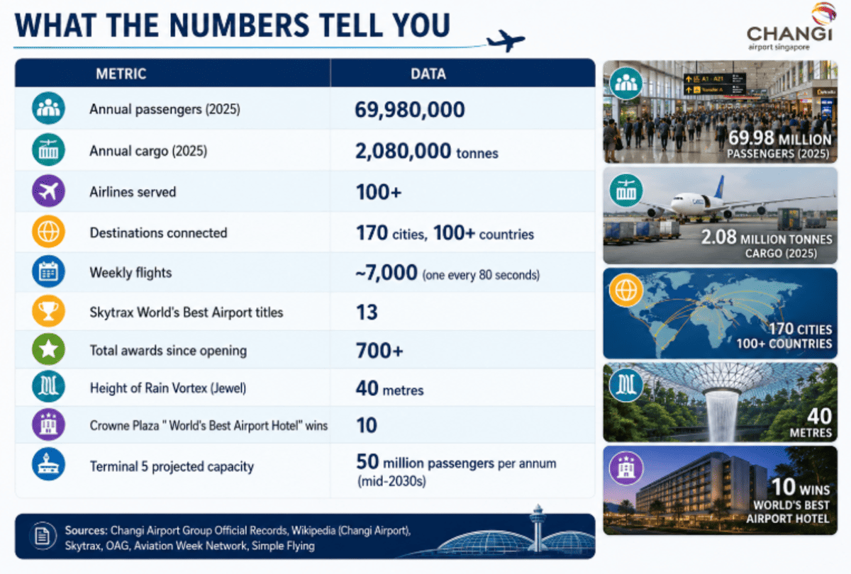 Metric and Data Changi airport 